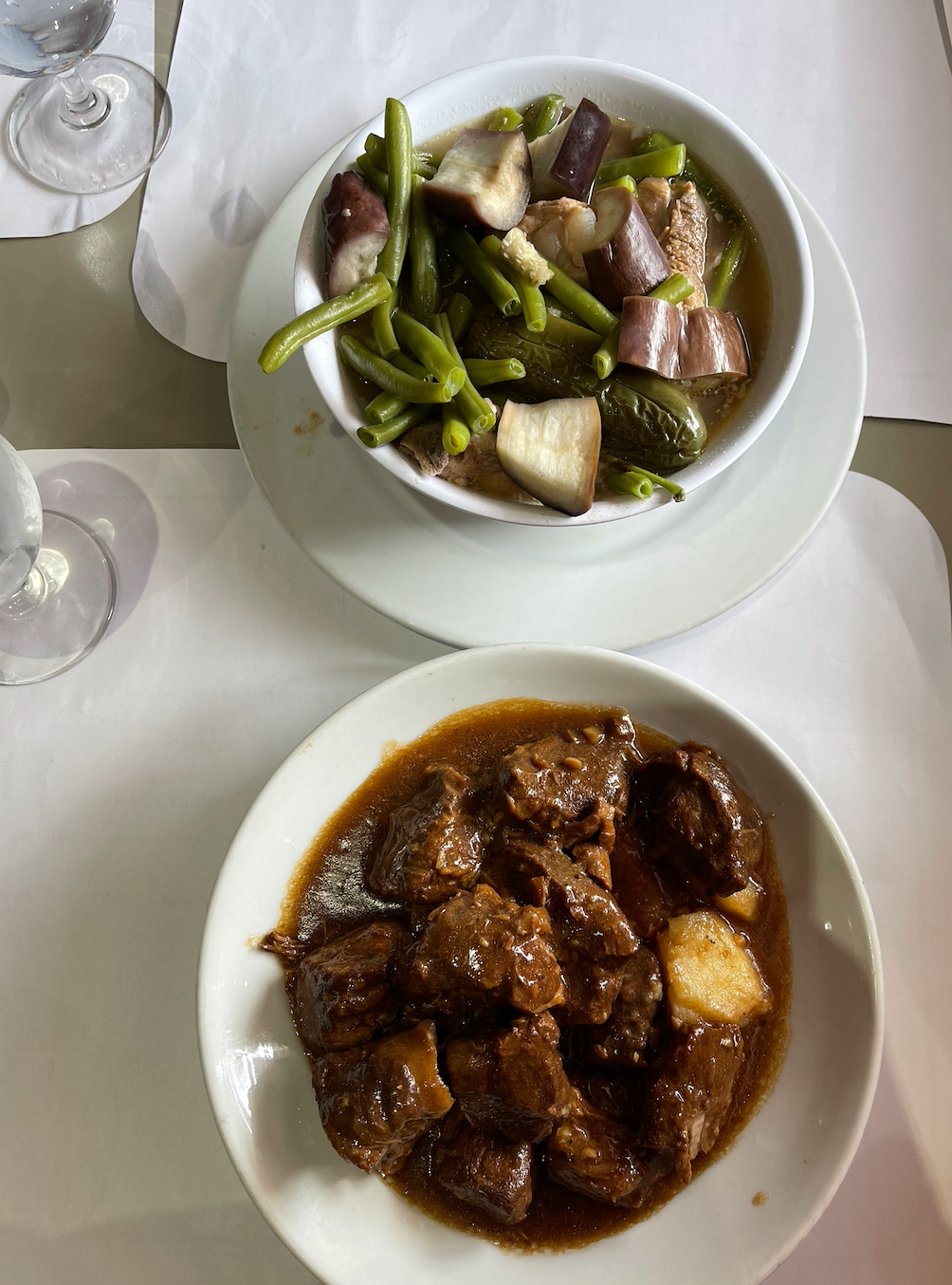 Cafe Colma's Sinigang and Chicken Adobo